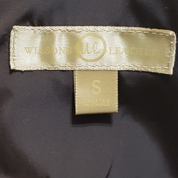 Wilsons Leather Womens Brown Down Puffer Vest Sz Small Outdoors Gorpcore Hiking - Picture 8 of 10